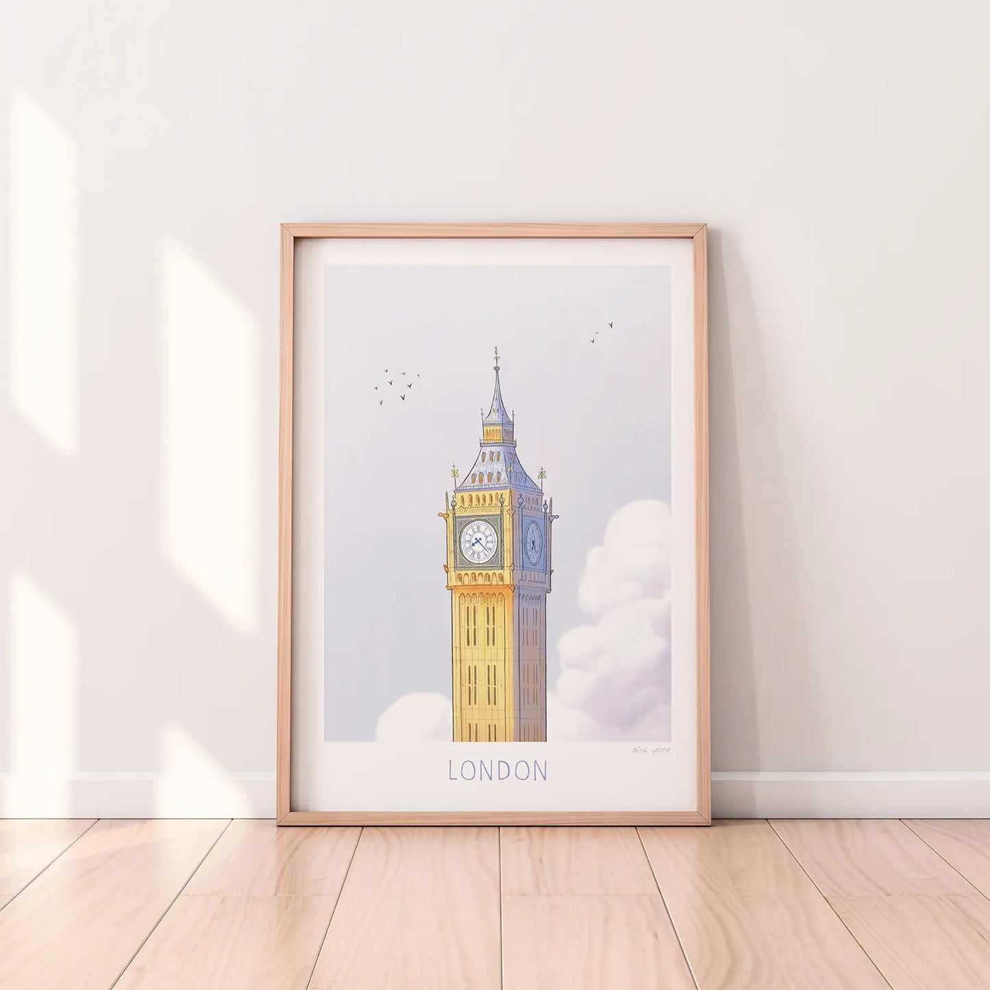 Mike Green Big Ben London A4 Print