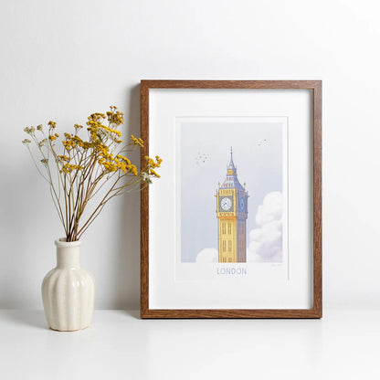 Mike Green Big Ben London A4 Print