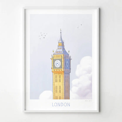 Mike Green Big Ben London A4 Print