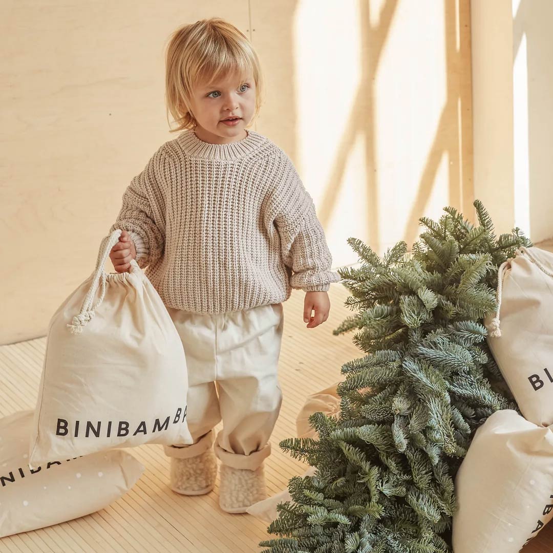 BINIBAMBA Merino Snugglesuit - Cloud