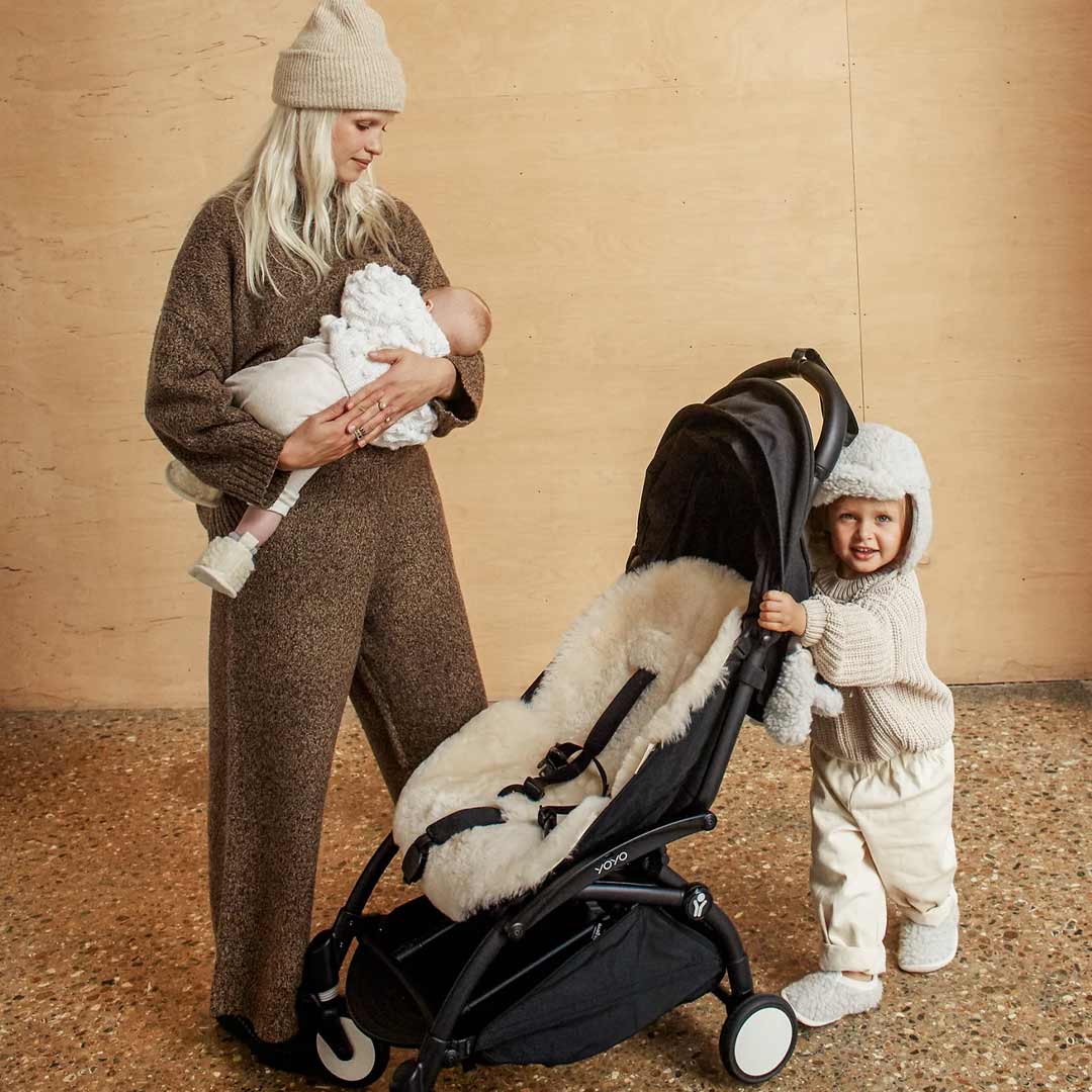 BINIBAMBA Merino Sheepskin Snuggler - Milk