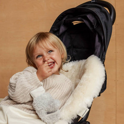 BINIBAMBA Merino Sheepskin Snuggler - Milk