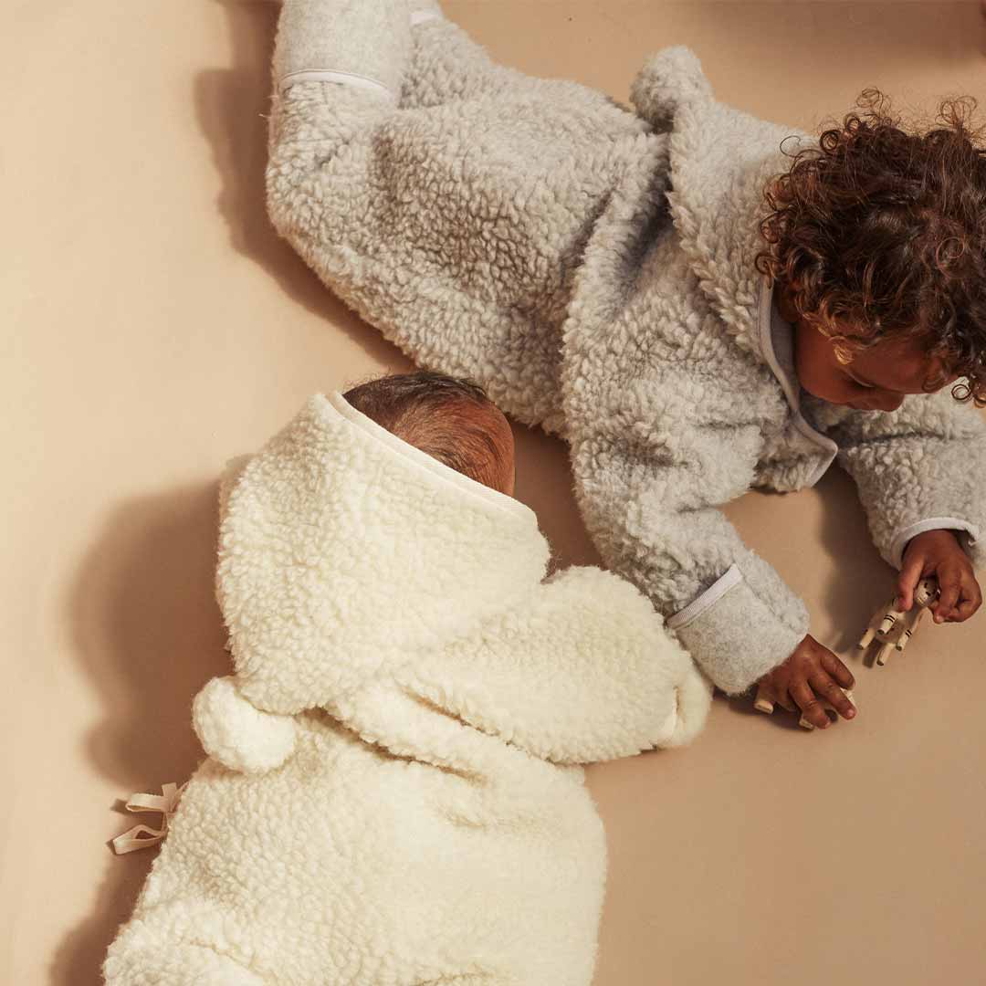 BINIBAMBA Merino Snugglesuit - Cloud