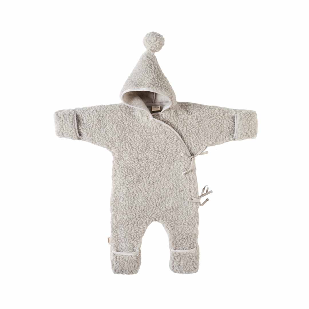 BINIBAMBA Merino Snugglesuit - Cloud