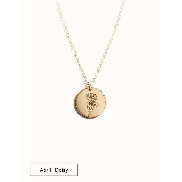 Bloom Birth Month Necklace- Assorted Months