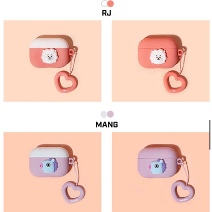 BT21 Official Airpods Pro Case Heart Ring Duo