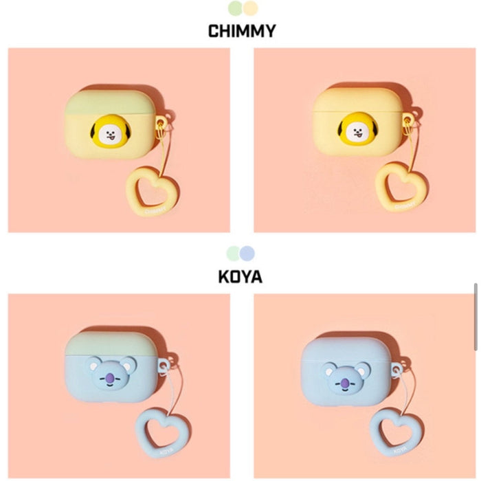 BT21 Official Airpods Pro Case Heart Ring Duo