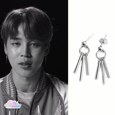 [BTS] Jimin 3 Bars Earrings (Pair)