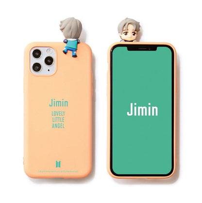 BTS Official CHARACTER Figure Color Jelly Case Nickname Version (for iPhone and Samsung)