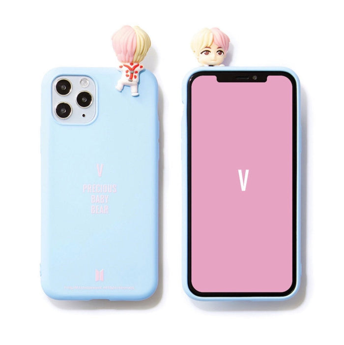 BTS Official CHARACTER Figure Color Jelly Case Nickname Version (for iPhone and Samsung)