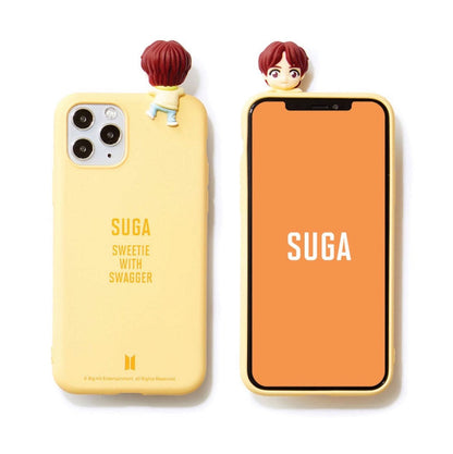 BTS Official CHARACTER Figure Color Jelly Case Nickname Version (for iPhone and Samsung)