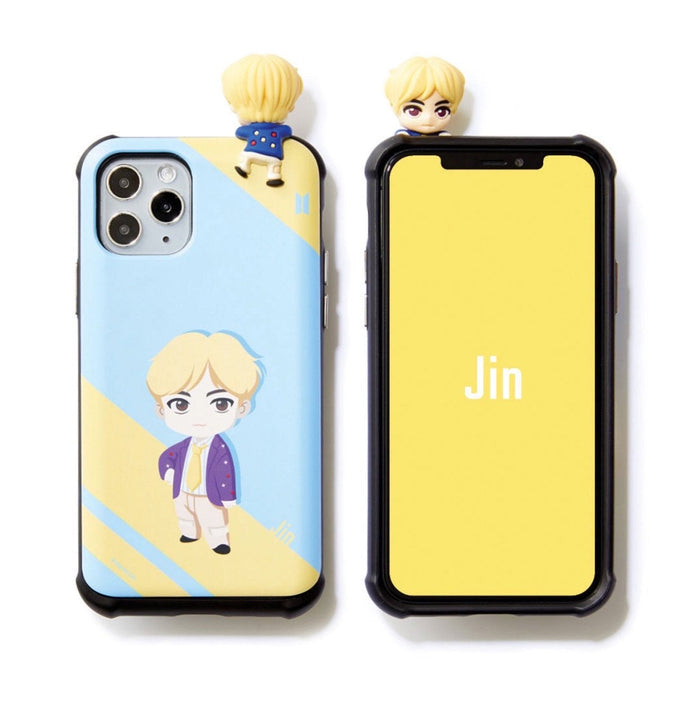BTS Official CHARACTER Figure Slide Bumper Case Edge Line Version (for iPhone and Samsung)