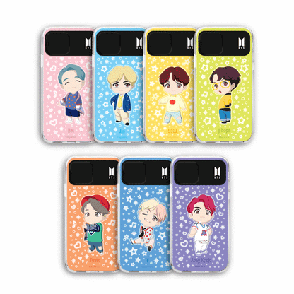 BTS OFFICIAL Character Light Up Case (iPhone and Samsung)