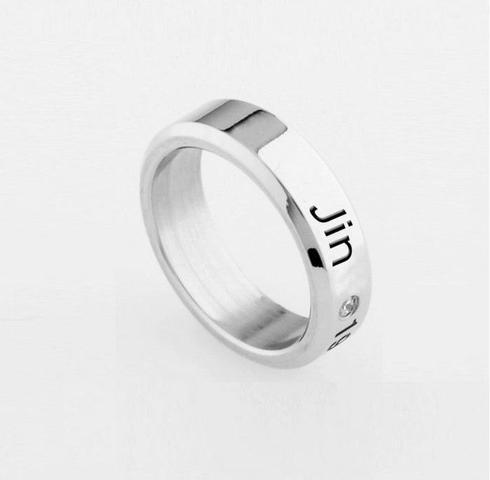[BTS] Stainless Steel BTS Rings