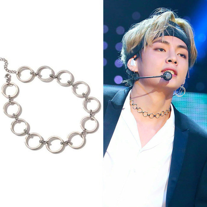 [BTS] Taehyung Stainless Steel Choker