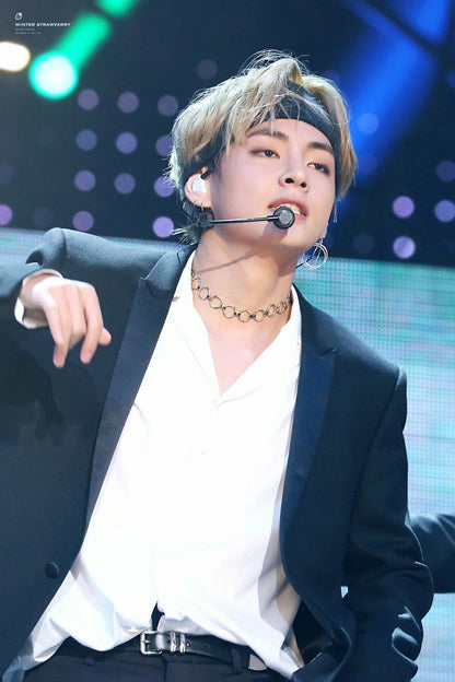 [BTS] Taehyung Stainless Steel Choker