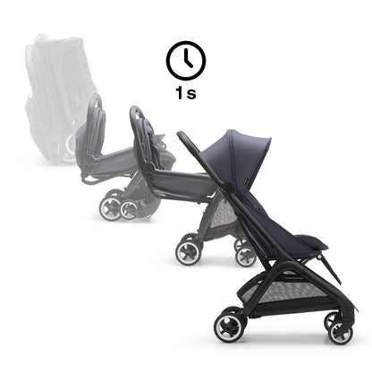 Bugaboo Butterfly Travel Pushchair - Black/Stormy Blue