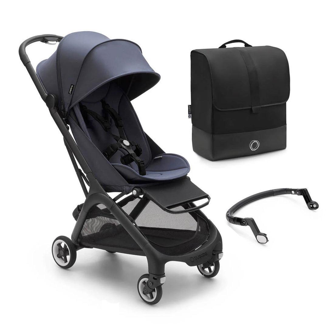 Bugaboo Butterfly Travel Pushchair - Black/Stormy Blue
