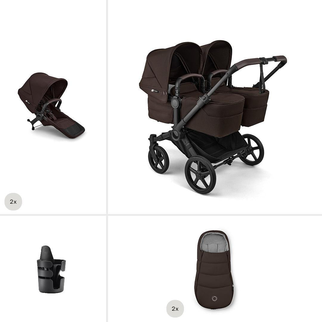 Bugaboo Donkey 6 Twin Essential Stroller Bundle