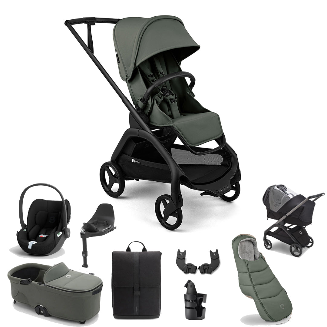 Bugaboo Dragonfly Plus Ultimate + Pebble Slide Pro Travel System