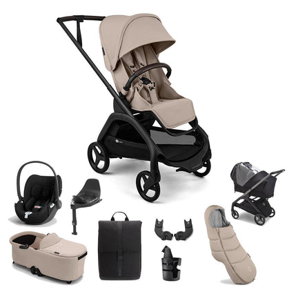 Bugaboo Dragonfly Plus Ultimate + Pebble Slide Pro Travel System