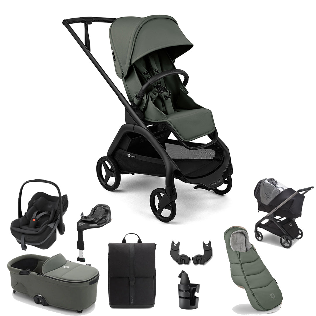Bugaboo Dragonfly Plus Ultimate + Pebble Slide Pro Travel System