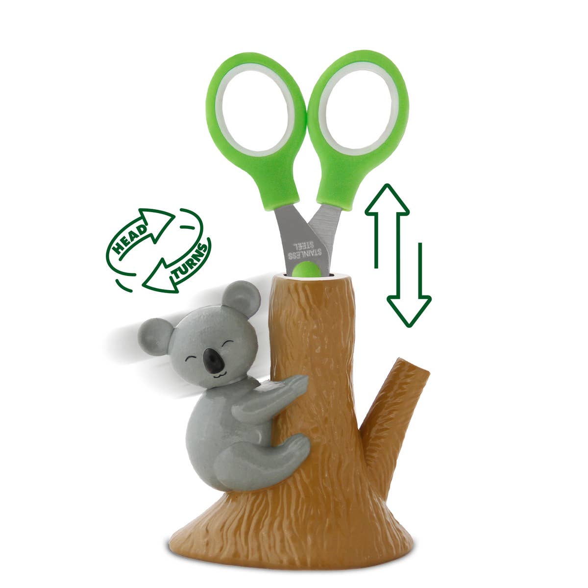 Child Scissors with Animated Koala Holder