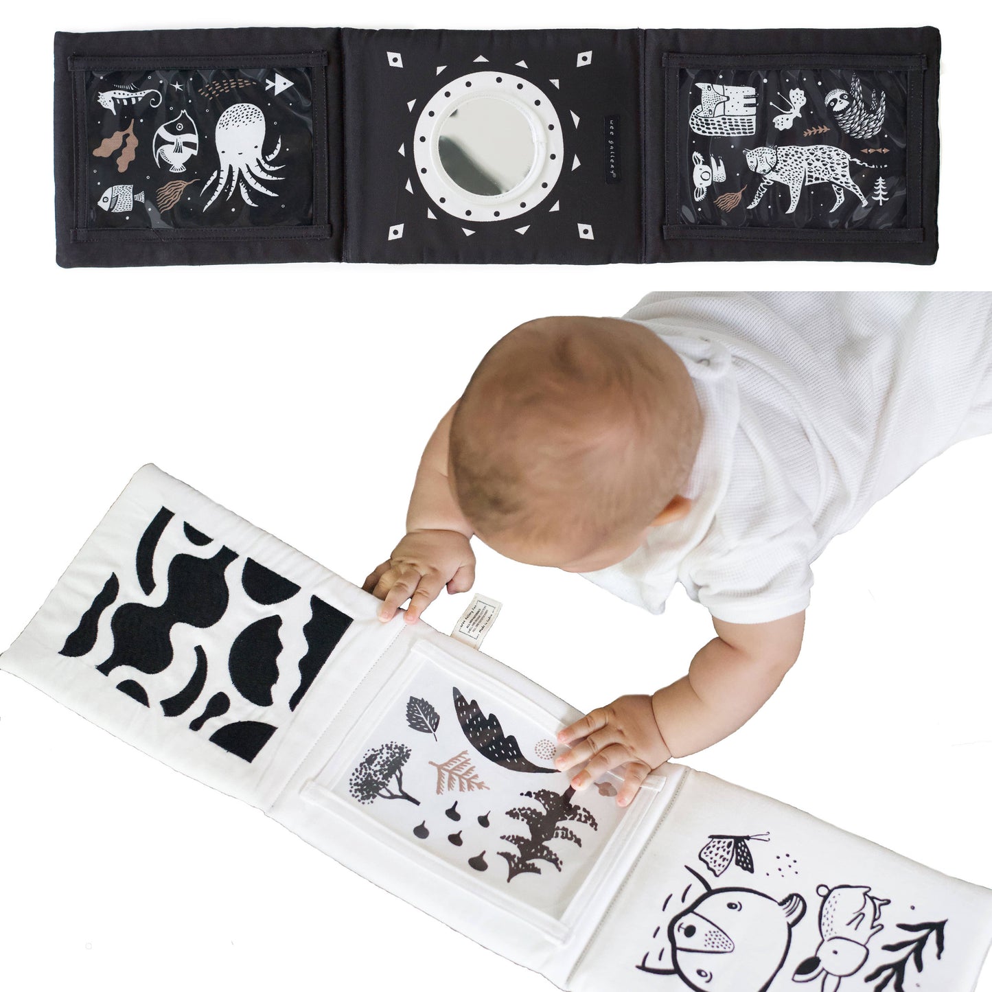 Baby Tummy Time Gallery with Mirror