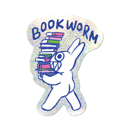 Bookworm by Apply - Die-Cut Sticker