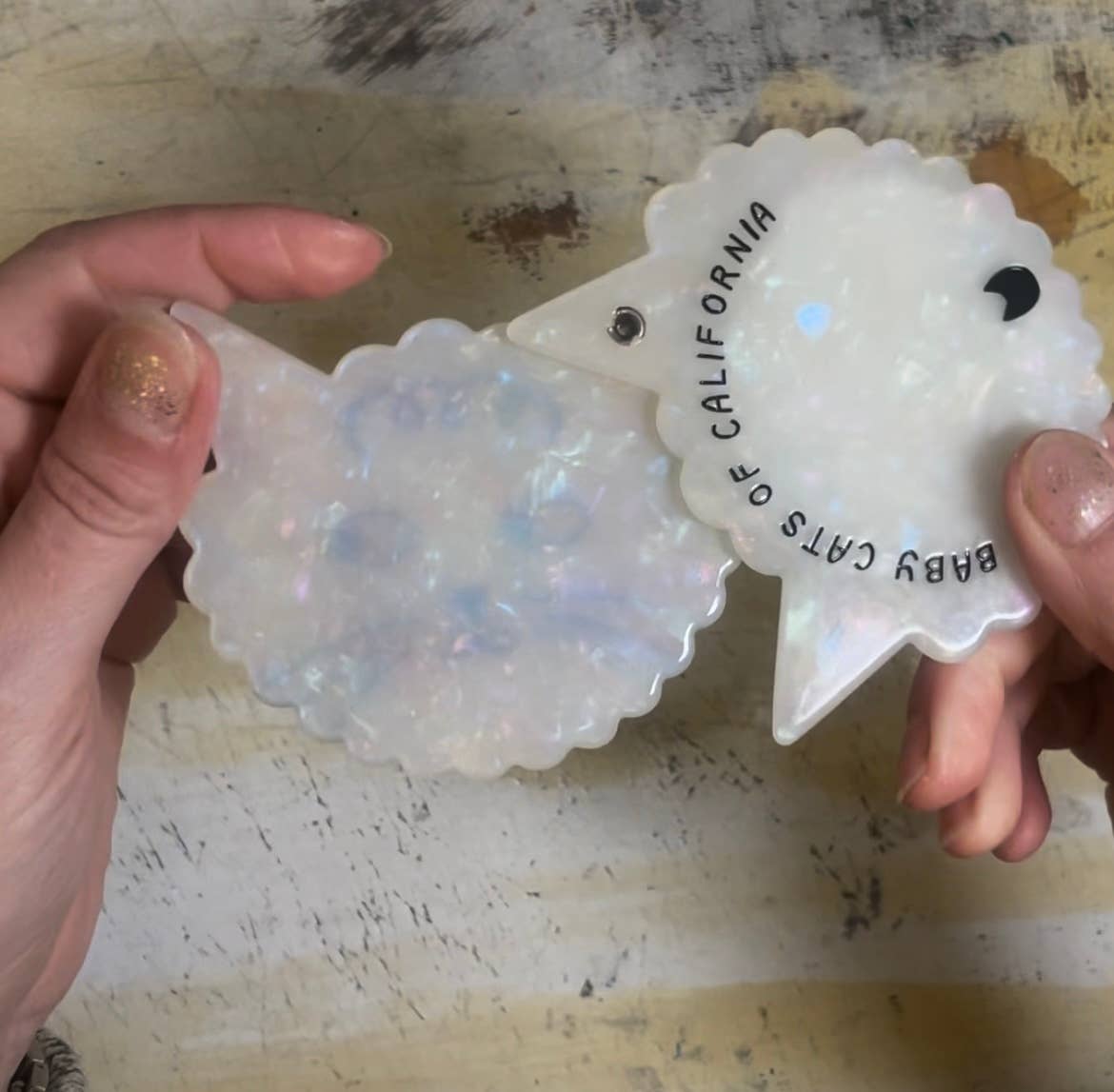 Cloud Cat Mirror