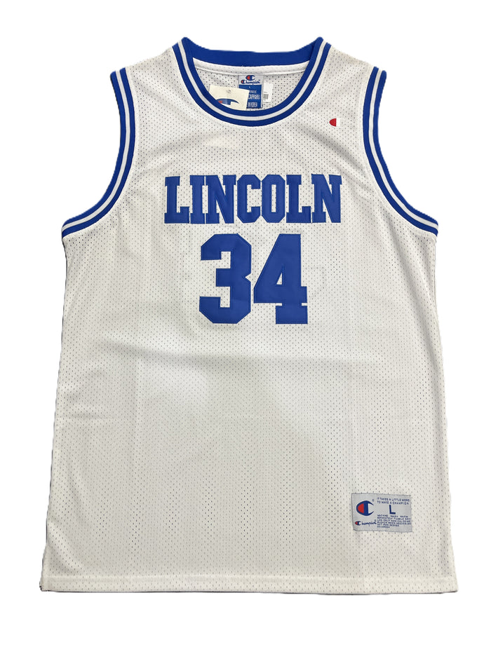 Champion Jesus Shuttlesworth Mesh Basketball Jersey (White)