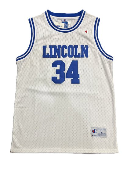 Champion Jesus Shuttlesworth Mesh Basketball Jersey (White)