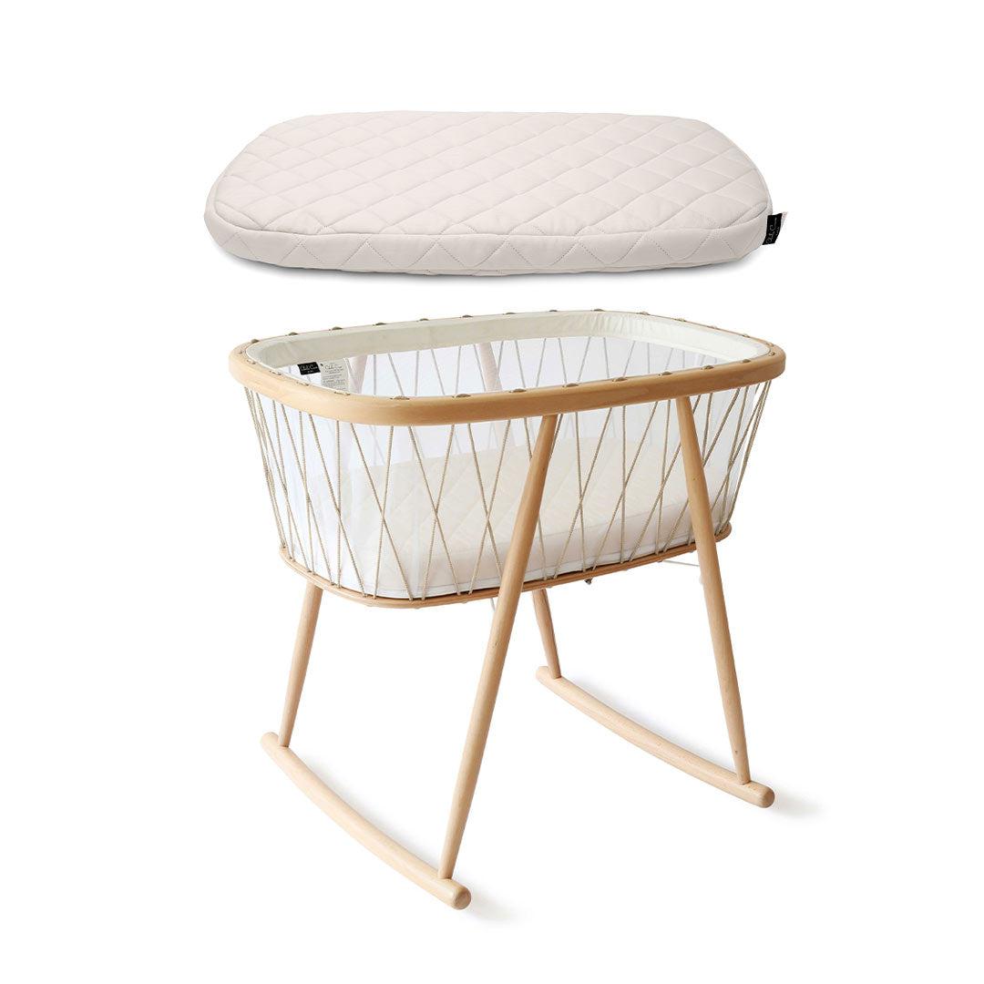 Charlie Crane KUMI Crib + Coco Mattress - Desert