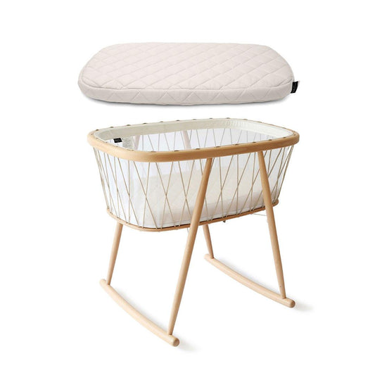Charlie Crane KUMI Crib + Coco Mattress - Desert