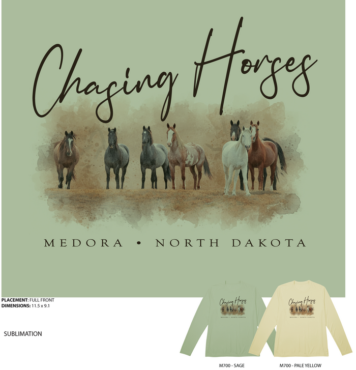 Chasing Horses Long Sleeve Solar Shirt