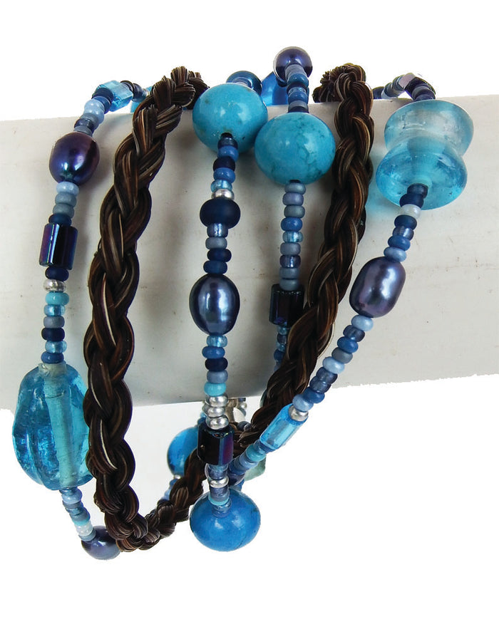 Chunky Horse Hair Wrap Bracelets