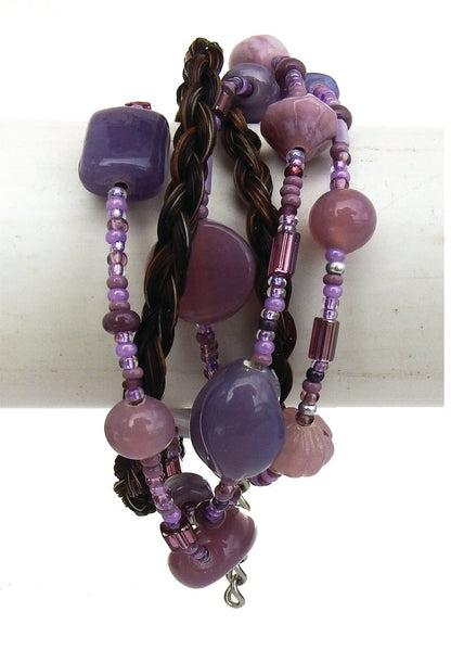 Chunky Horse Hair Wrap Bracelets