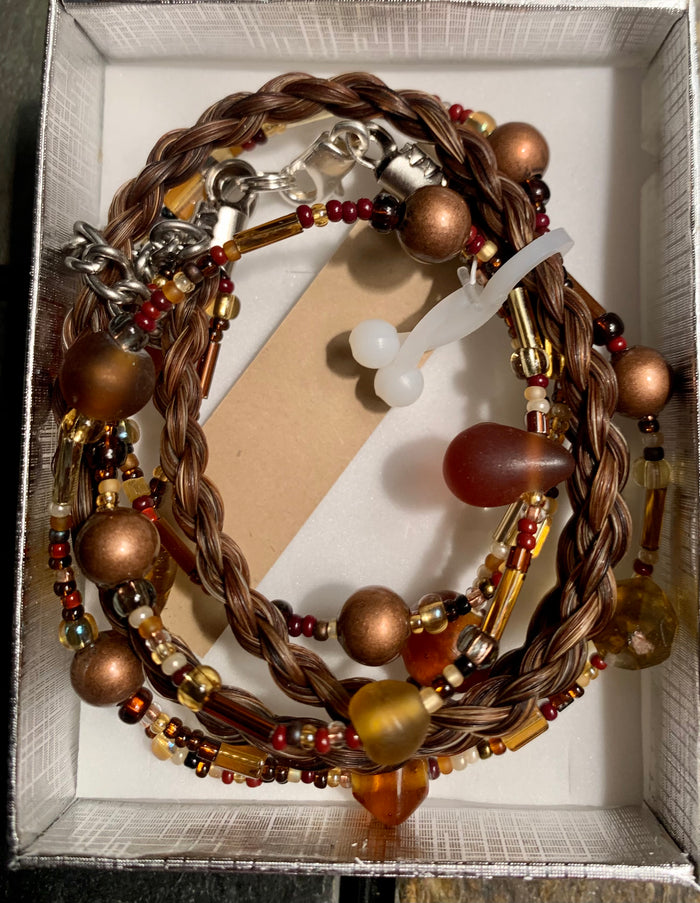 Chunky Horse Hair Wrap Bracelets