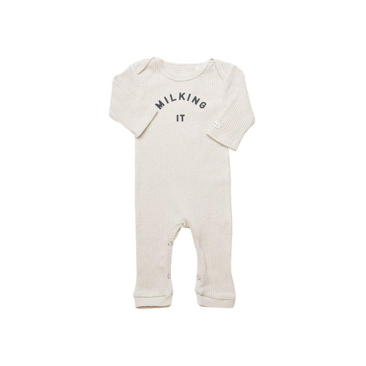 Claude & Co "Milking It" Onesie - Oat