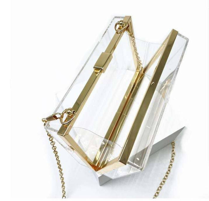 Clear Acrylic Crossbody Handbag