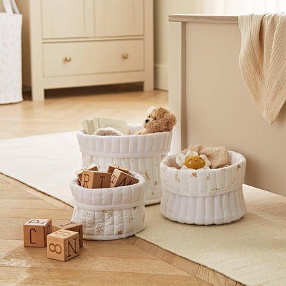 CuddleCo 3pk Storage Baskets - Cashmere Meadow