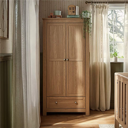 CuddleCo Burford Wardrobe - Oak
