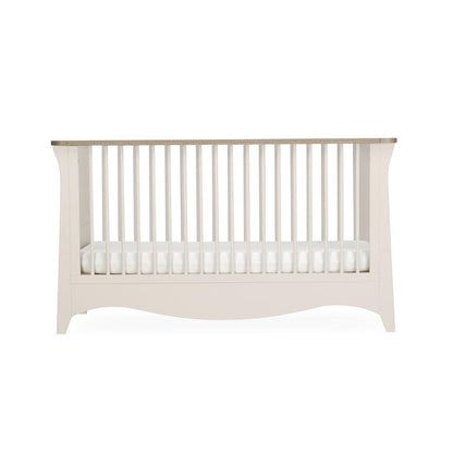 CuddleCo Clara 2 Piece Set 3-Drawer Dresser + Cot Bed  - Cashmere
