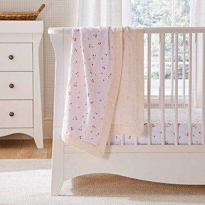 CuddleCo Comforter Blanket - Ditsy Cherry