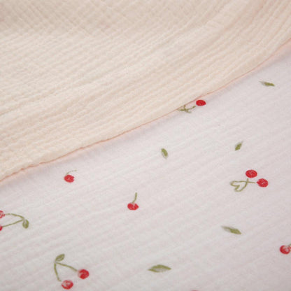 CuddleCo Comforter Blanket - Ditsy Cherry