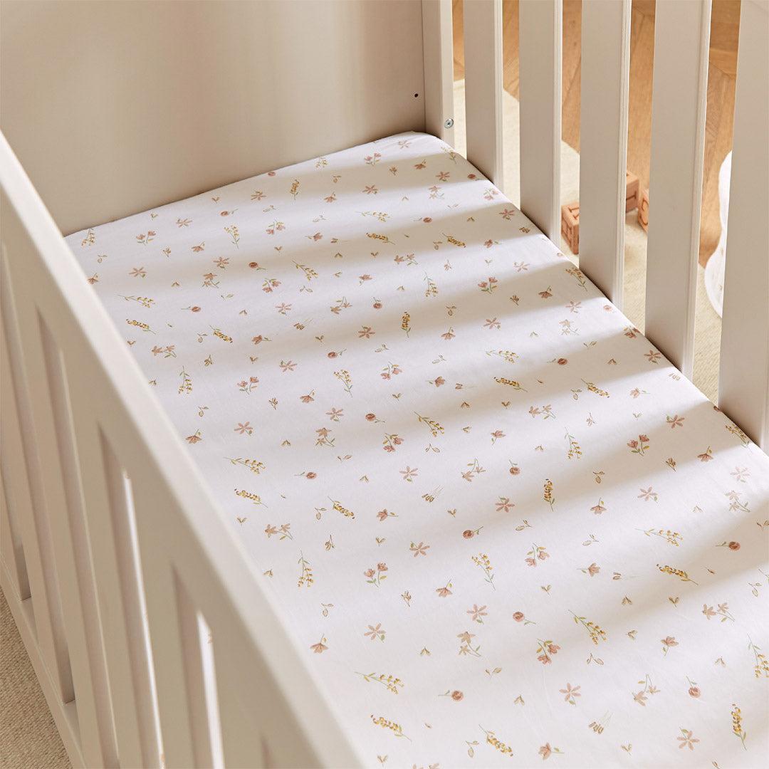CuddleCo Cot Bed Sheets 2pk - Cashmere Meadow