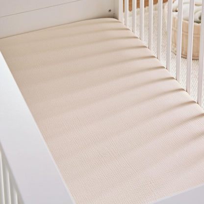 CuddleCo Cot Bed Sheets 2pk - Cashmere Waffle