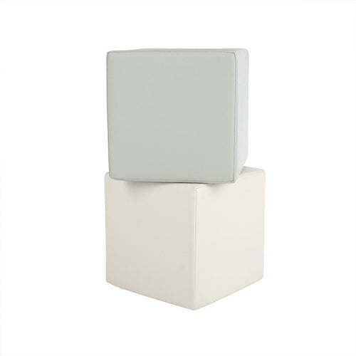CuddleCo Soft Play Cubes 2pc - Sea Salt/Pebble