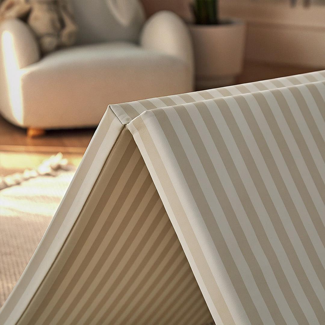 CuddleCo Tumble Play Mat 180 x 75cm - Cookie Stripe