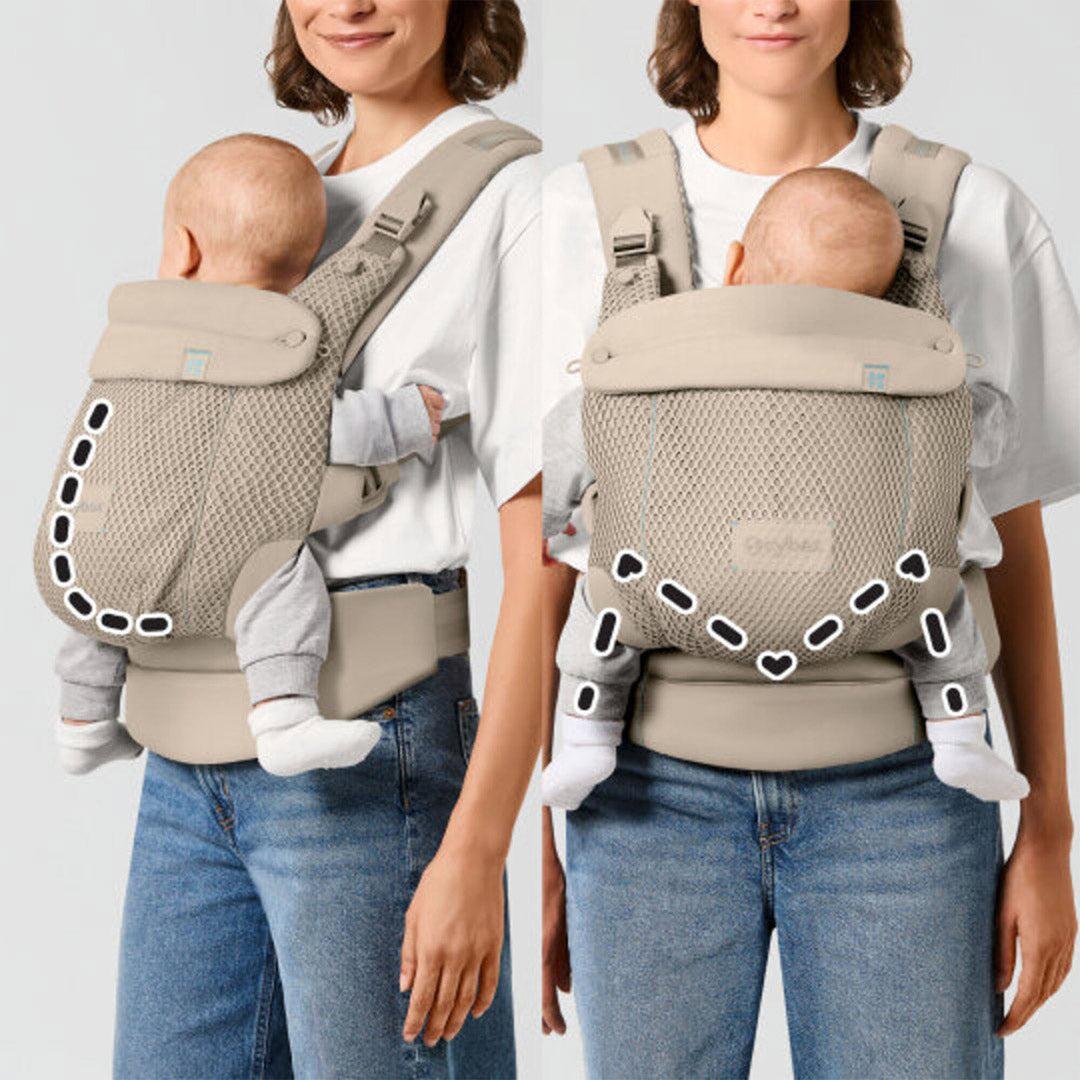 CYBEX Amya Baby Carrier - Magic Black